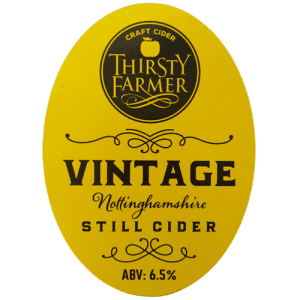 Thirsty Farmer Nottinghamshire Vintage Still Cider
